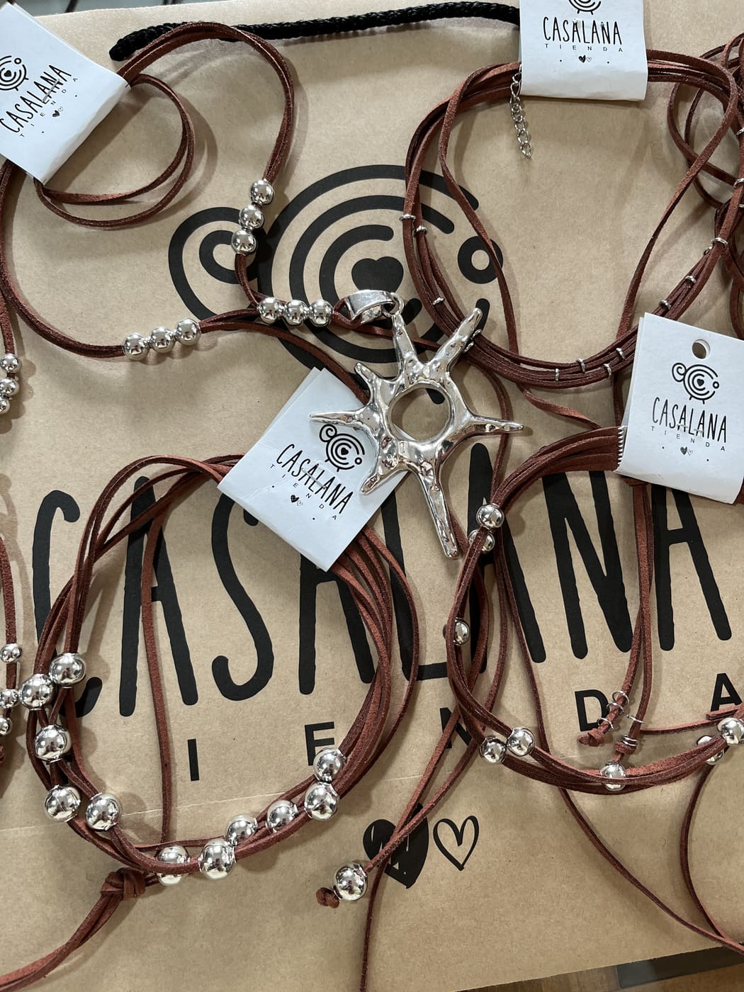 Collar de Gamuza Choco